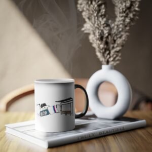 Spalvą keičiantis magiškas puodelis nepaklusnus žvėriukas